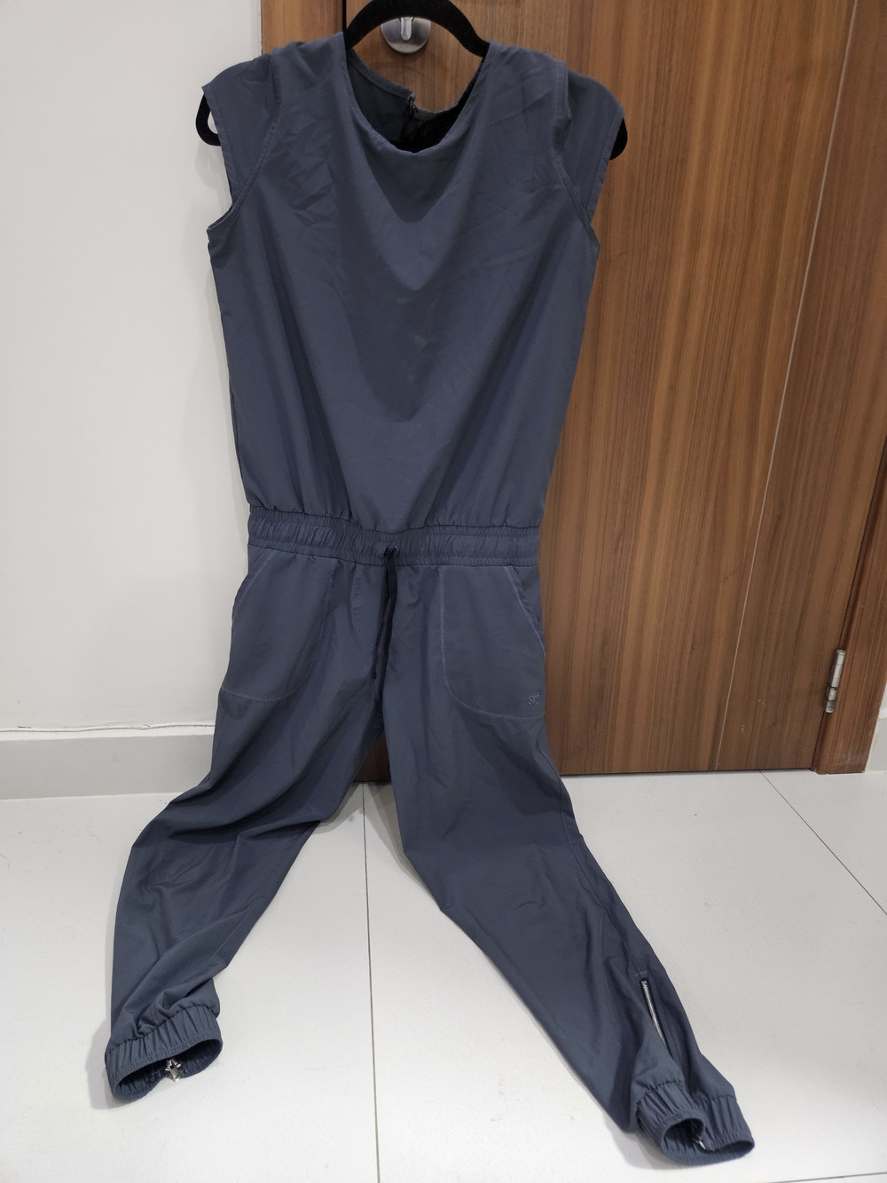 Albion Sleeveless Active Jumpsuit in Slate